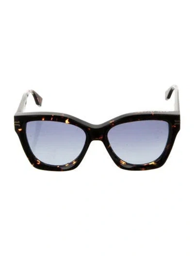 Pre-owned Marc Jacobs Oversize Gradient Sunglasses In Brown
