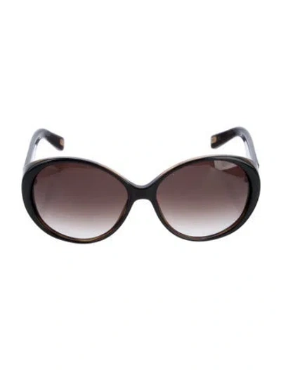 Pre-owned Marc Jacobs Oversize Gradient Sunglasses In Brown