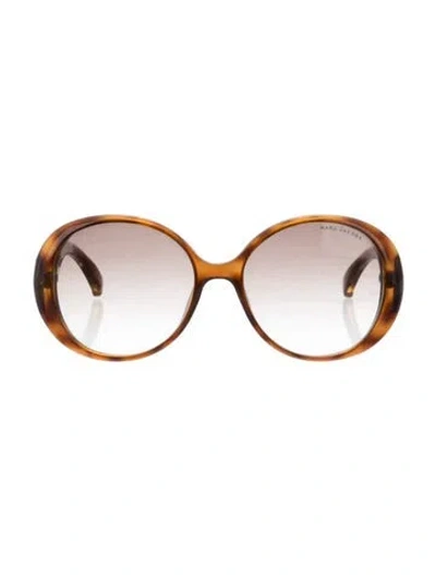 Pre-owned Marc Jacobs Oversize Gradient Sunglasses In Brown