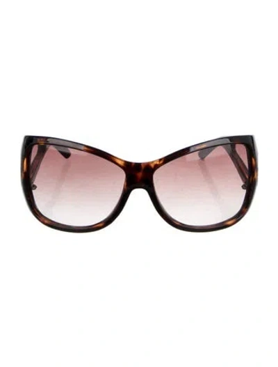 Pre-owned Marc Jacobs Oversize Gradient Sunglasses In Brown