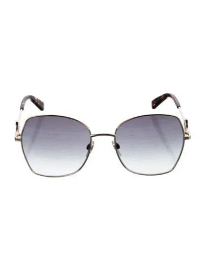 Pre-owned Marc Jacobs Oversize Gradient Sunglasses In Brown
