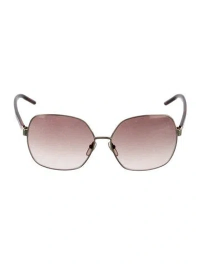 Pre-owned Marc Jacobs Oversize Gradient Sunglasses In Brown