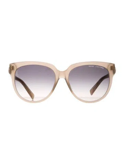 Pre-owned Marc Jacobs Oversize Gradient Sunglasses In Brown