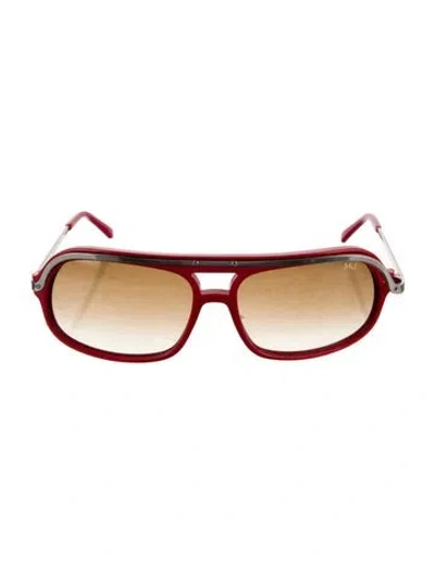 Pre-owned Marc Jacobs Oversize Gradient Sunglasses In Multi