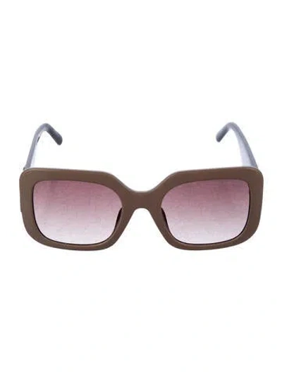 Pre-owned Marc Jacobs Oversize Gradient Sunglasses In Neutral