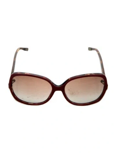 Pre-owned Marc Jacobs Oversize Gradient Sunglasses In Red