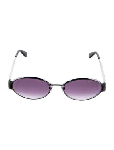 Pre-owned Marc Jacobs Oversize Gradient Sunglasses In Silver