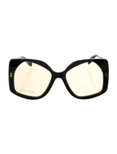 Pre-owned Marc Jacobs Oversize Mirrored Sunglasses In Multi