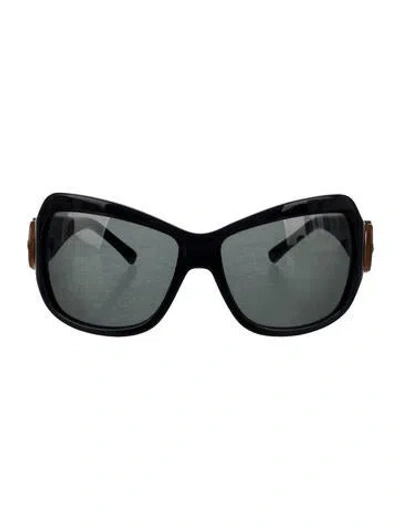 Pre-owned Marc Jacobs Oversize Tinted Sunglasses In Black