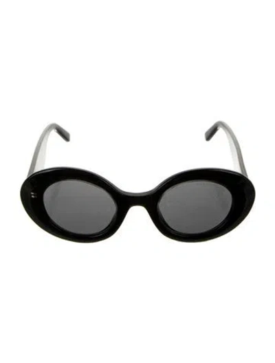 Pre-owned Marc Jacobs Oversize Tinted Sunglasses In Black