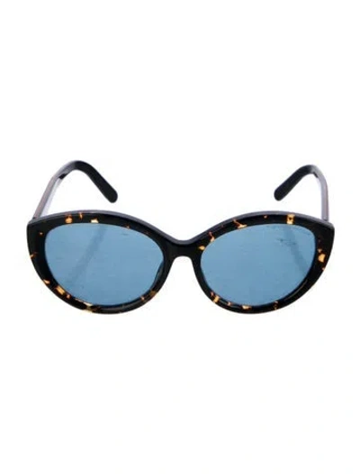 Pre-owned Marc Jacobs Oversize Tinted Sunglasses In Brown