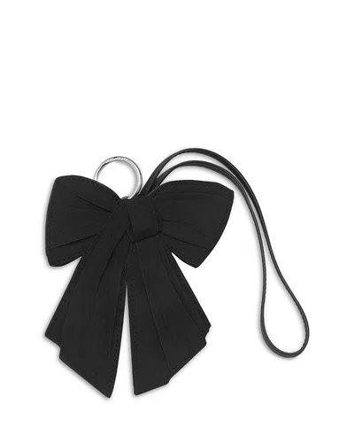 Marc Jacobs Oversized Bow Bag Charm In Black