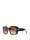 Marc Jacobs Oversized Square-frame Sunglasses In Brown