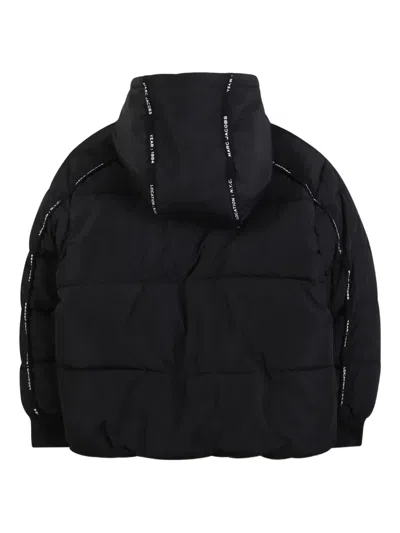 Marc Jacobs Padded Hooded Jacket In Black