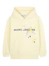 Marc Jacobs Paint-splatter Hoodie In Yellow