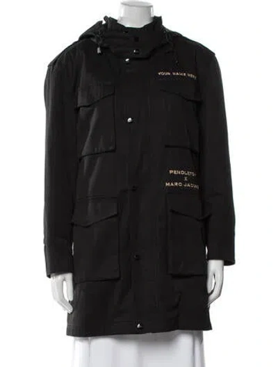 Pre-owned Marc Jacobs Parka In Black