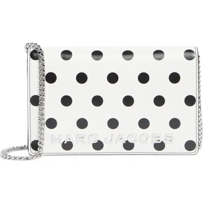 Marc Jacobs Party On A Chain Spots Flap Bag In Pink
