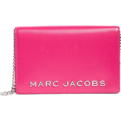 Marc Jacobs Party Wallet On A Chain In Lipstick