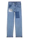 Marc Jacobs Patched Jeans In Blue