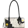 Marc Jacobs Patchwork Bold Satchel Bag In Black Multi