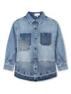Marc Jacobs Patchwork-design Denim Shirt In Blue