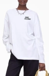 Marc Jacobs Patchwork Dice Long Sleeve Graphic T-shirt In White