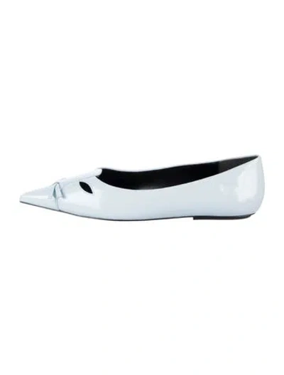Pre-owned Marc Jacobs Patent Leather Ballet Flats In Blue