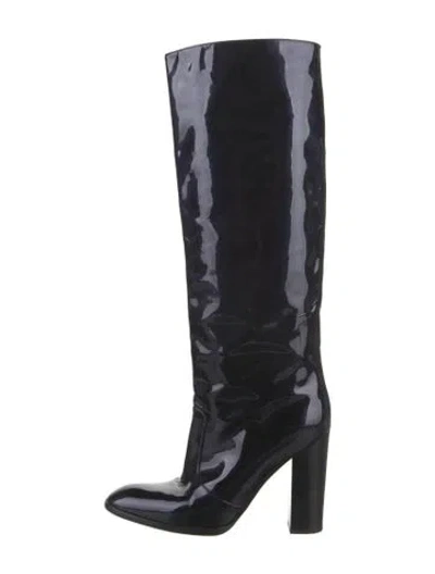 Pre-owned Marc Jacobs Patent Leather Boots In Brown