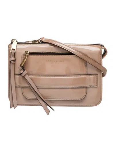Pre-owned Marc Jacobs Patent Leather Crossbody Bag In Pink