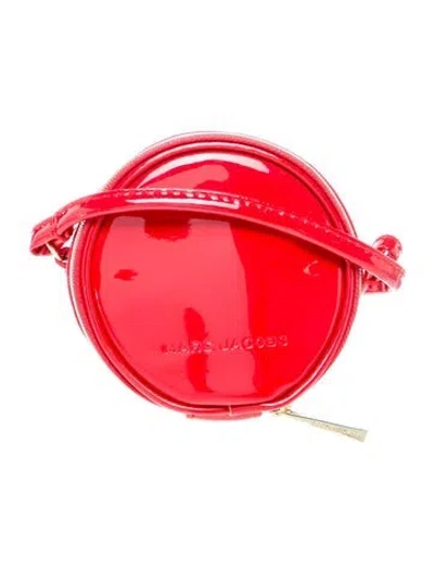 Pre-owned Marc Jacobs Patent Leather Crossbody Bag In Red
