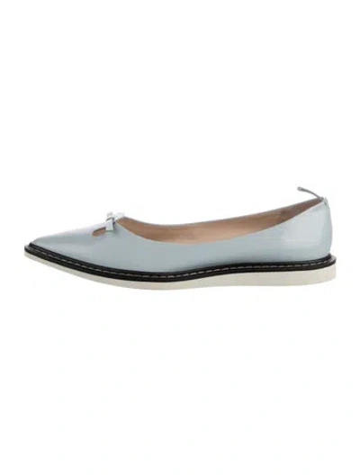 Pre-owned Marc Jacobs Patent Leather Flats In Blue