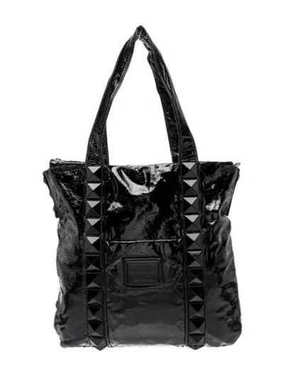 Pre-owned Marc Jacobs Patent Leather Hobo In Black