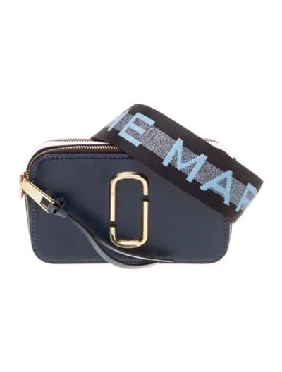 Pre-owned Marc Jacobs Patent Leather Minaudière In Blue