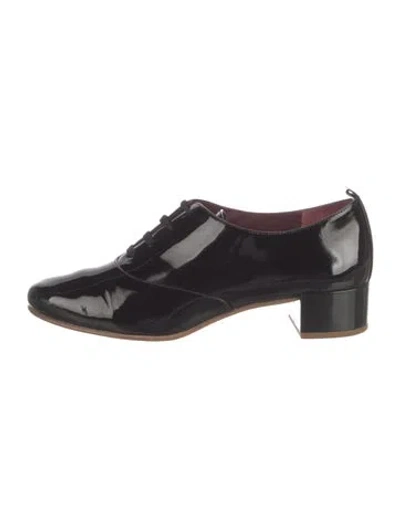 Pre-owned Marc Jacobs Patent Leather Oxfords In Black