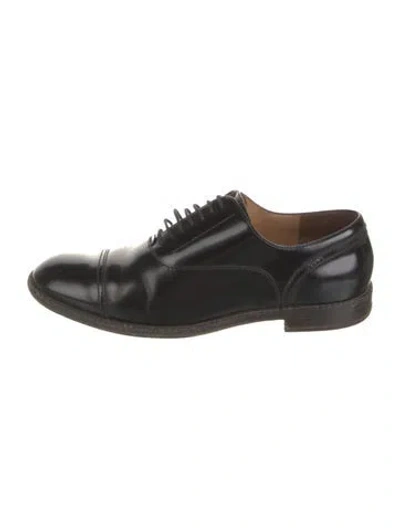 Pre-owned Marc Jacobs Patent Leather Oxfords In Black