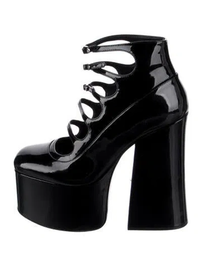 Pre-owned Marc Jacobs Patent Leather Pumps In Black