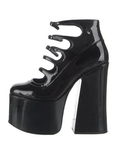 Pre-owned Marc Jacobs Patent Leather Pumps In Black