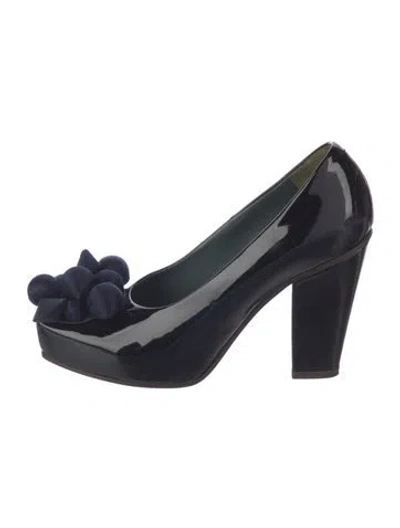 Pre-owned Marc Jacobs Patent Leather Pumps In Blue