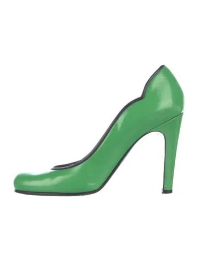 Pre-owned Marc Jacobs Patent Leather Pumps In Green