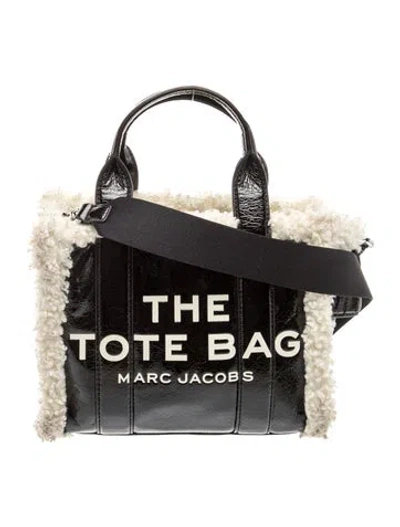 Pre-owned Marc Jacobs Patent Leather Top Handle Bag In Black