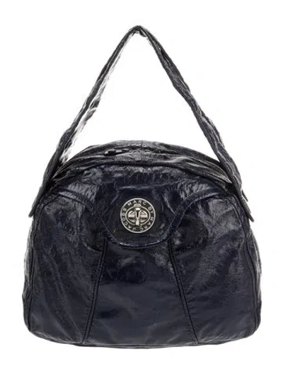 Pre-owned Marc Jacobs Patent Leather Top Handle Bag In Blue