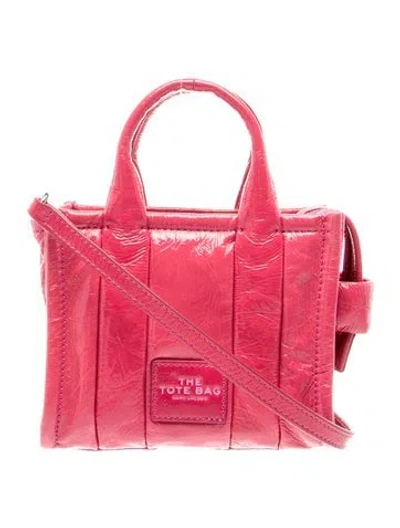 Pre-owned Marc Jacobs Patent Leather Top Handle Bag W/ Tags In Red