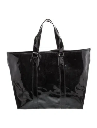 Pre-owned Marc Jacobs Patent Leather Tote In Black
