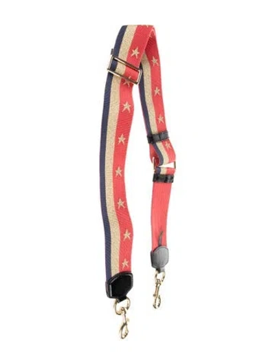 Pre-owned Marc Jacobs Pattern Print Fabric Bag Strap W/tags