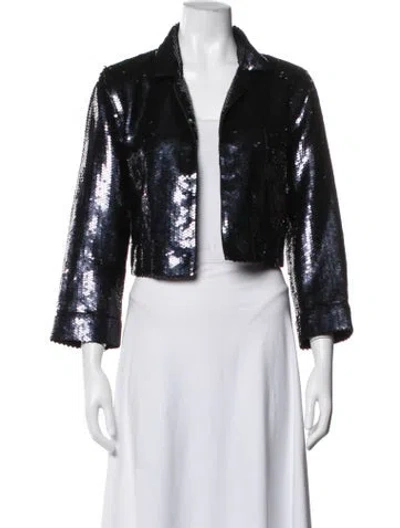 Pre-owned Marc Jacobs Patterned Evening Jacket In Black