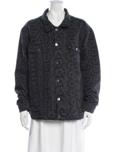 Pre-owned Marc Jacobs Patterned Jacket In Black