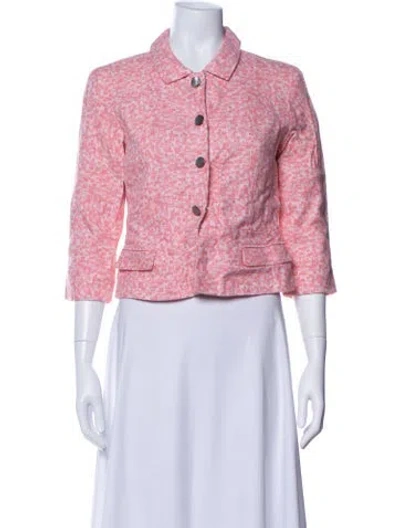 Pre-owned Marc Jacobs Patterned Jacket In Pink