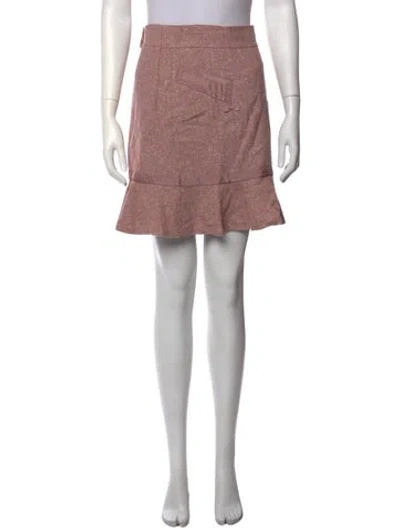Pre-owned Marc Jacobs Patterned Mini Skirt In Pink