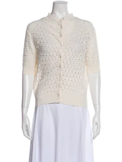 Pre-owned Marc Jacobs Patterned Short Sleeve Top In Neutral