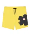 Marc Jacobs Girls Daisy Print Shorts In Yellow
